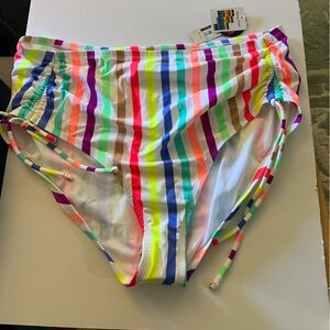 NWT No Boundries 2XL Stripped Swimsuit Bottom